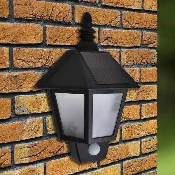 Lampa solara de perete cu senzor de miscare