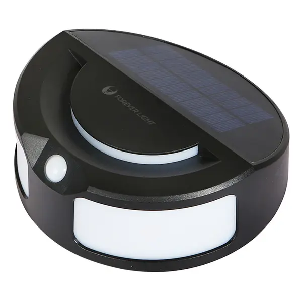 Lampă solară LED cu senzor de mișcare PIR și senzor de crepuscul, 6W 300lm 3000K IP65, Forever Light FLS-13