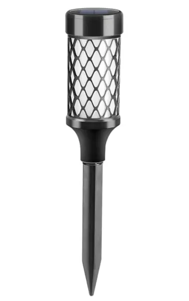 Lampa solara LED pentru gradina 37cm lumina calda impermeabila