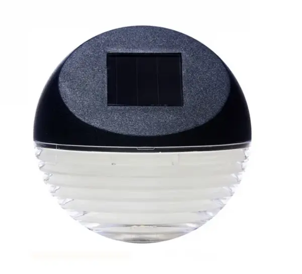 Lampa solara pentru perete, Negru, Plastic,33 cm