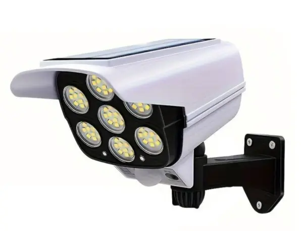 Lampa solara tip camera falsa QTY032 cu 77LED