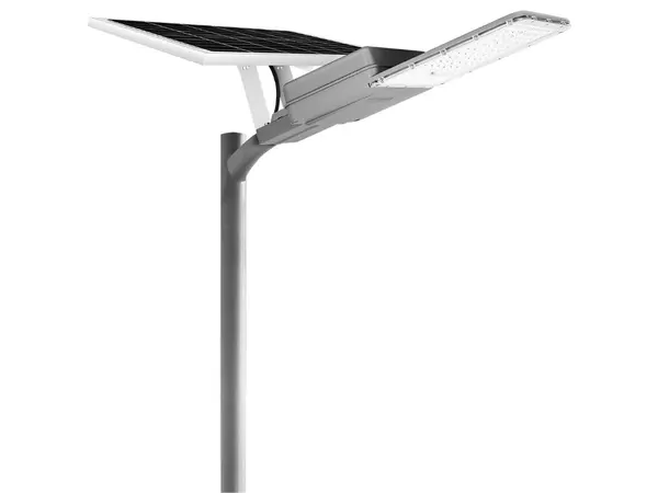 Lampa stradala cu LED Braytron BR-BT43-29132, solara, senzor, telecomanda, dimabila, 200W, 6500K, IP65