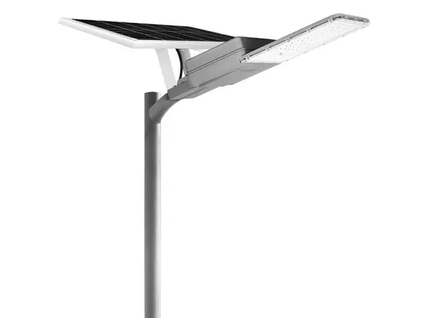 Lampa stradala LED Braytron BR-BT43-29432, solar, senzor, telecomanda, dimabila, 300W, 6500K, IP65, 4000 lm