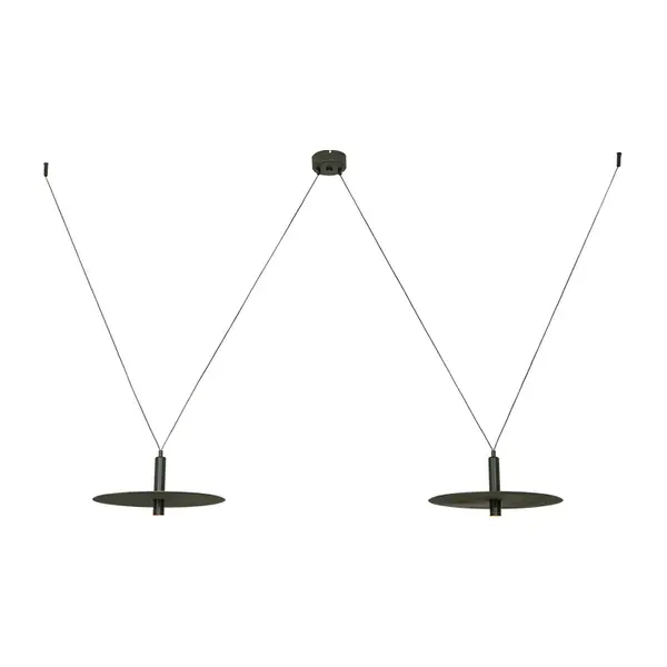 Lampa suspendata ARVON DUO - Negru