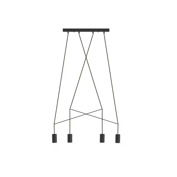 Lampă suspendată AVESTA 4L - Negru