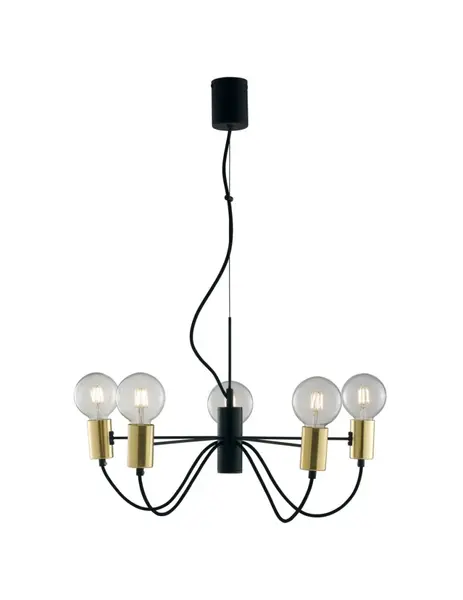 Lampa suspendata AXON 5 - Negru