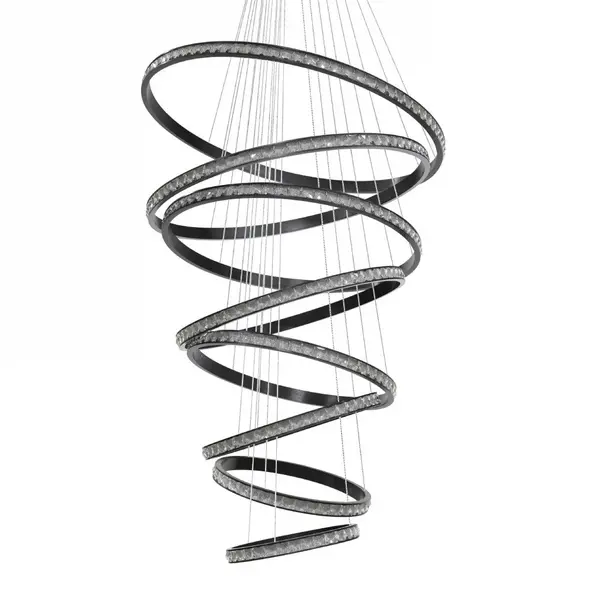 Lampa suspendata AZARTO SPIRAL - Negru