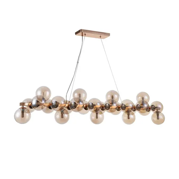 Lampă suspendată BOLLA LONG - Gold