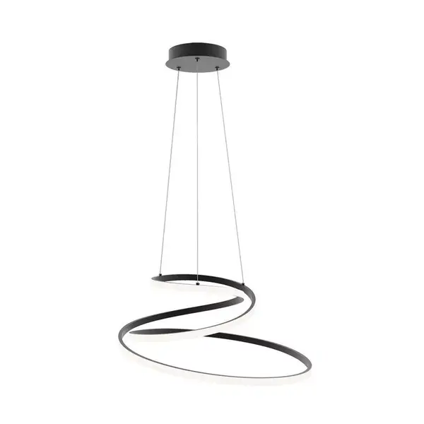 Lampa suspendata CCT COSTER - Negru
