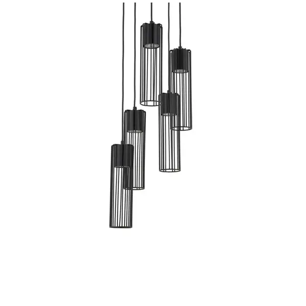 Lampa suspendata CIRIO ROUND L5 - Negru