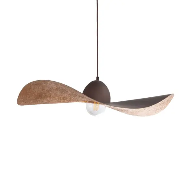 Lampa suspendata CYRILA COOPER/BROWN - 76 cm