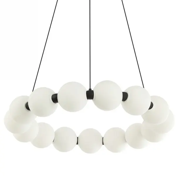 Lampa suspendata DELIO 60 - Alb/Negru