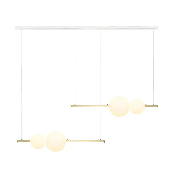 Lampa suspendata DEZMERO - Alb/Gold