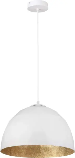 Lampă suspendată DIAMANTIS 35 WHITE - Alb/Gold