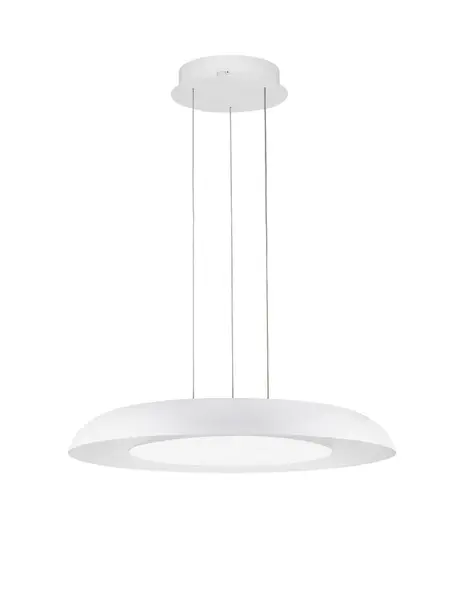 Lampa suspendata dimabila CCT EPOS - Alb / Ø 40cm
