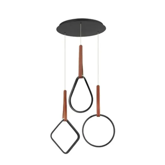 Lampa suspendata dimabila REGULAR MIX - Negru