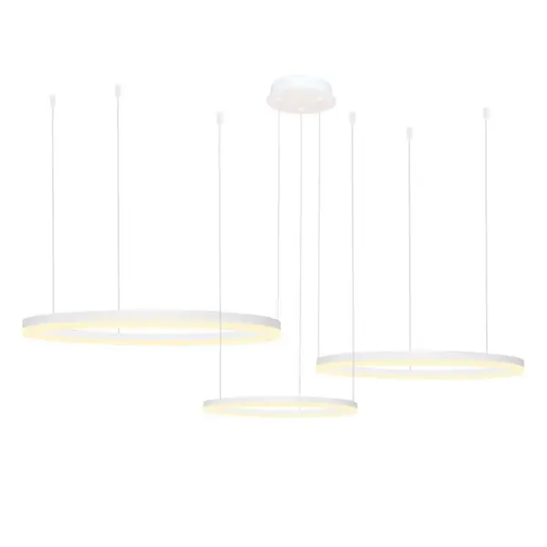 Lampa suspendata dimabila SELMA Ø100/80/60 CM - Alb