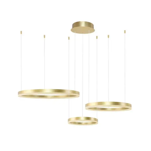 Lampa suspendata dimabila SELMA Ø80/60/40 CM - Gold