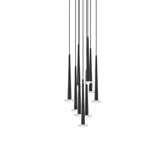 Lampa suspendata dimabila VIRALIN NINE - Negru