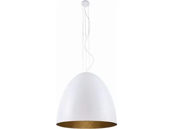 Lampă suspendată FYN L - Alb/Gold