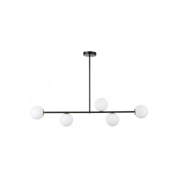 Lampă suspendată GAMA 5L - Negru