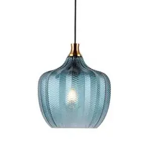 Lampa suspendata GLOSSA - Albastru