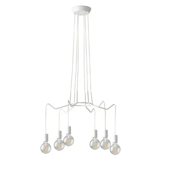 Lampă suspendată HABI S6 - Alb