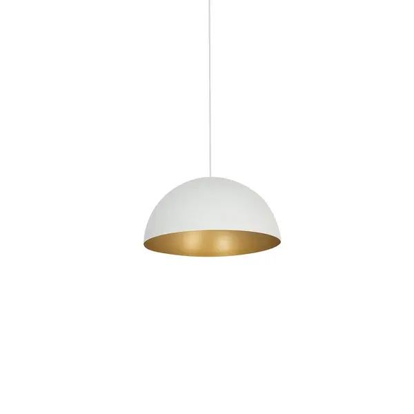 Lampa suspendata IGARD - Alb/Gold / Ø 50cm
