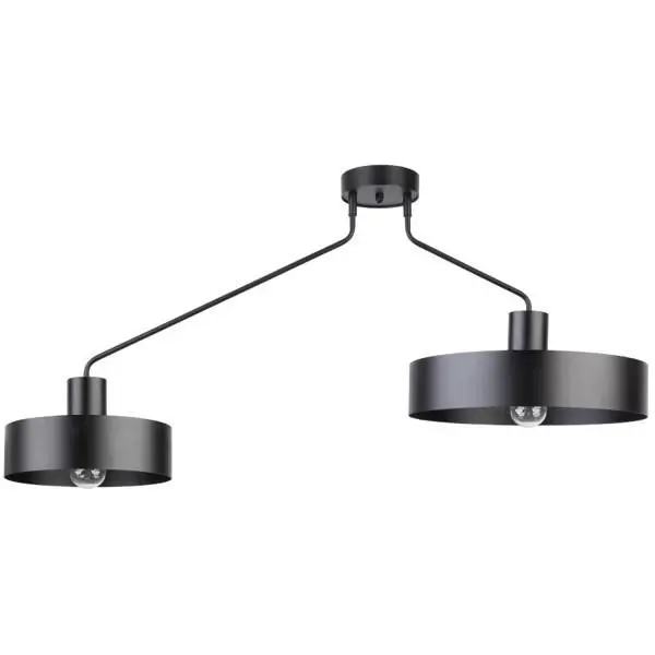 Lampa suspendata JUMBO 2L - Negru