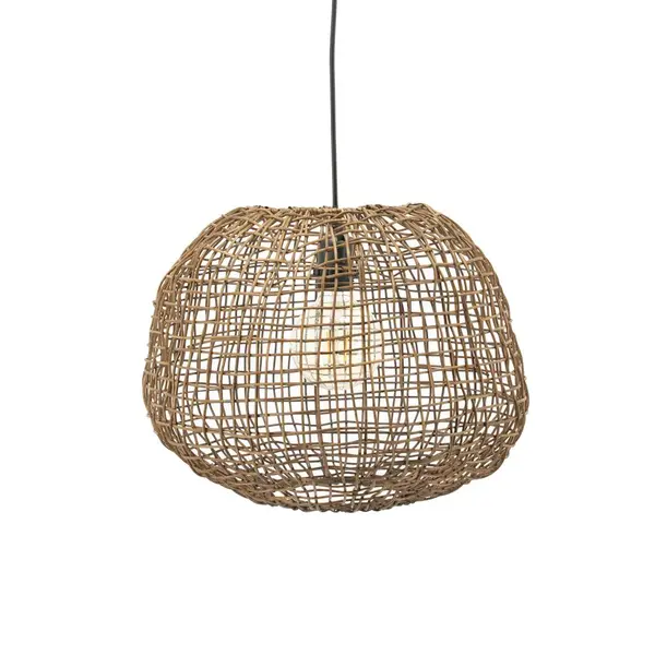 Lampa suspendata MERANDI - Lemn / Ø 40cm