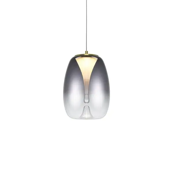 Lampa suspendata NAVERO GOLD - Grey