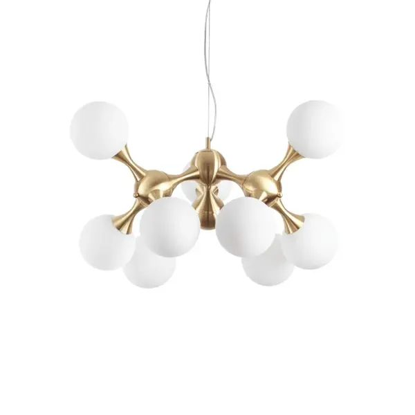 Lampă suspendată NODI 9L - Bronz