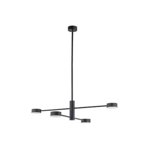 Lampă suspendată ORBIT 4L - Negru
