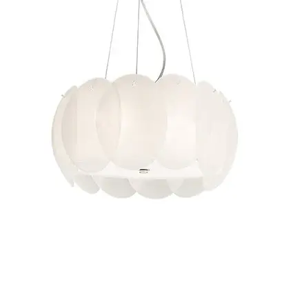 Lampă suspendată OVALINO WHITE - Ø 44cm