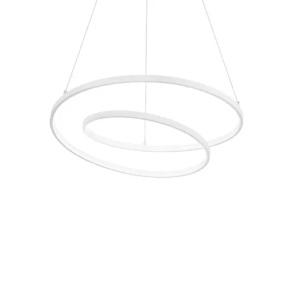 Lampă suspendată OZ Ø 60 cm - Alb