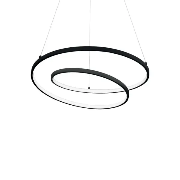 Lampă suspendată OZ Ø 60 cm - Negru