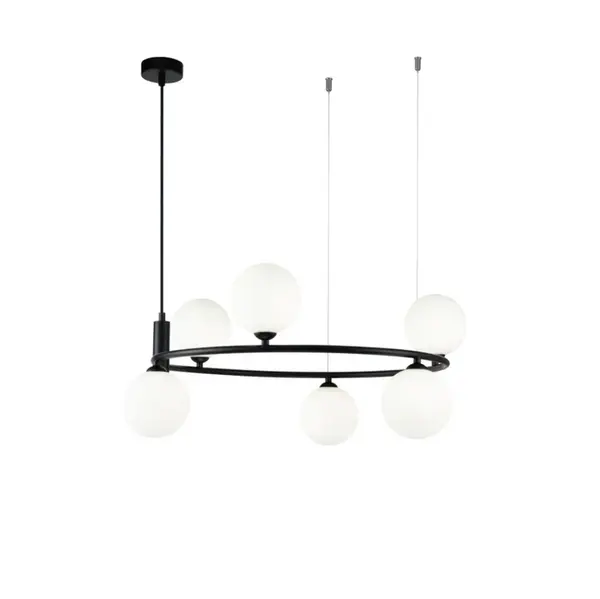 Lampă suspendată PARK 6L - Negru