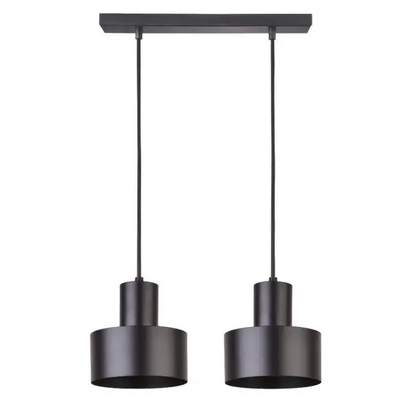 Lampă suspendata RIF 2L - Negru