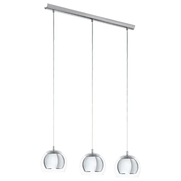 Lampă suspendată ROCAMAR 3L - Crom