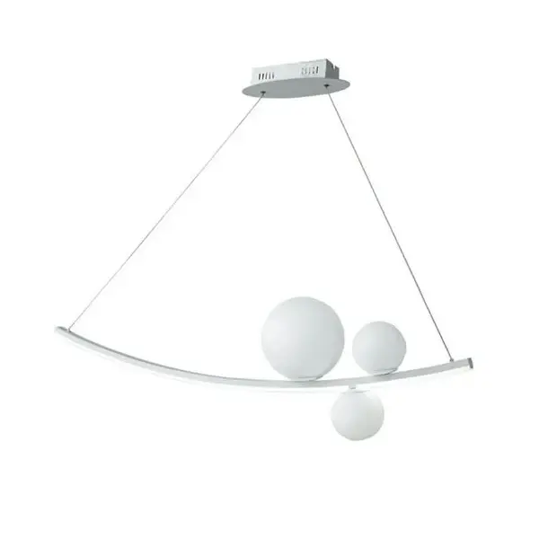 Lampa suspendata RUMBA - Alb