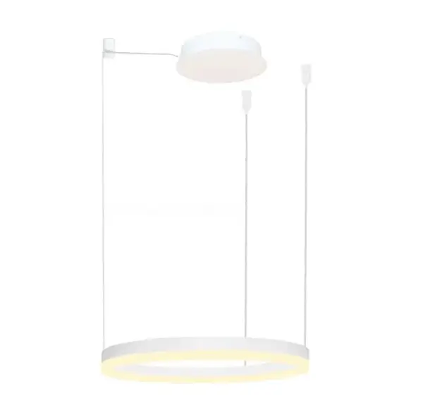 Lampa suspendata SELMA Ø80 CM - Alb