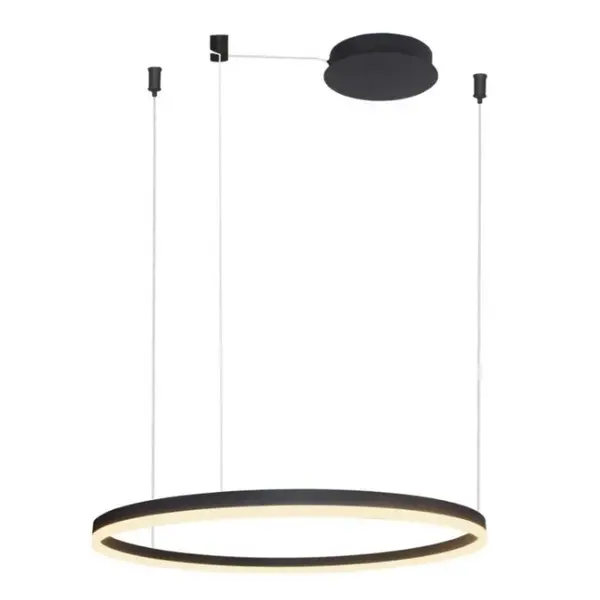 Lampa suspendata SELMA Ø80 CM - Negru