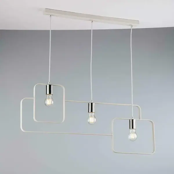 Lampă suspendată SMITH 3L - Alb
