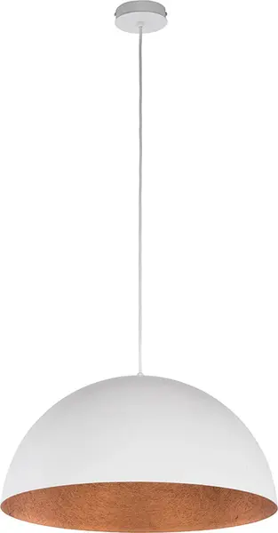 Lampă suspendată SPHERA 90 WHITE - Cupru
