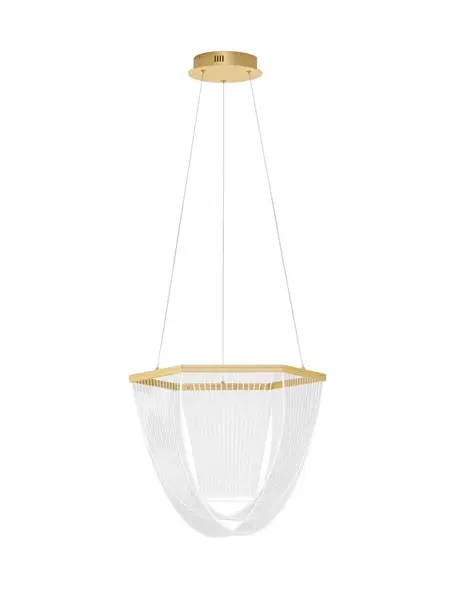 Lampa suspendata TRIAC dimabila VALENTIN - Ø 52cm / Gold