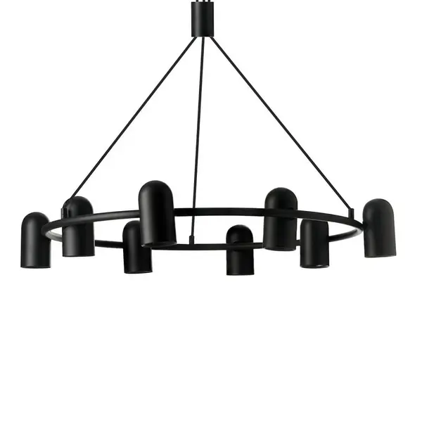 Lampa suspendata VARLIS ROUND - Negru