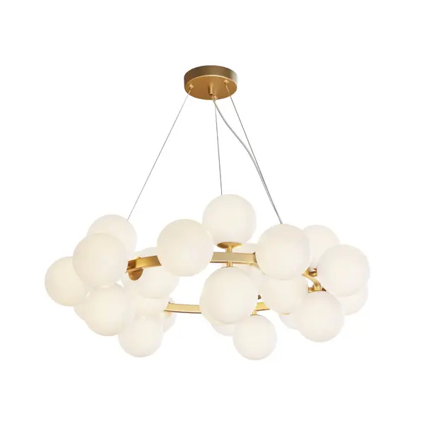 Lampa suspendata ZAITONA C25 - Alb/Gold