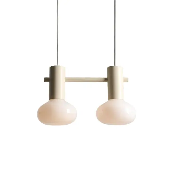 Lampa suspendata ZENTOR DOUBLE - Cream