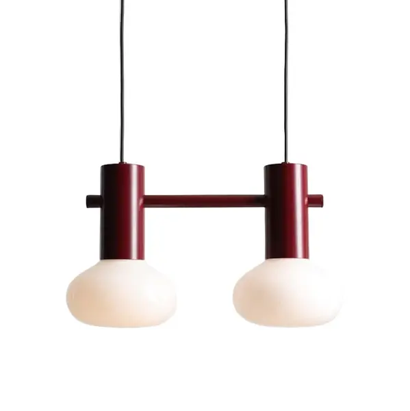 Lampa suspendata ZENTOR DOUBLE - Visiniu