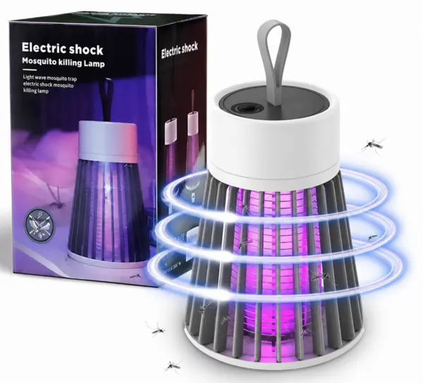 Lampa UV anti insecte la PRIZA 1200mAh cu soc electric